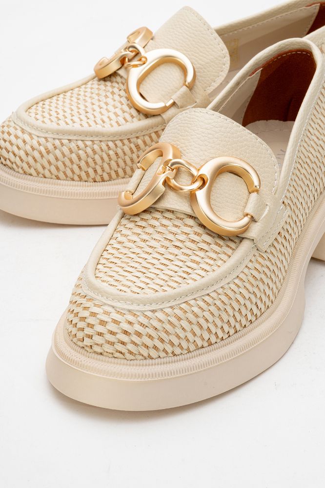 kadin-tokali-loafer-ayakkabi-BEJ HASIR-KYL2521007-0090637_0